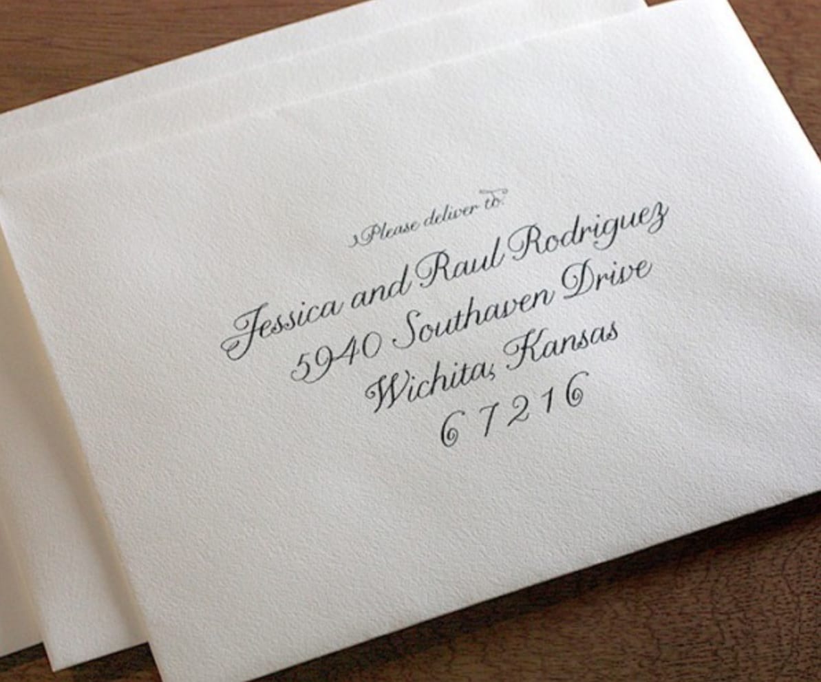 Using Titles on Wedding Invitations and Wedding Envelopes